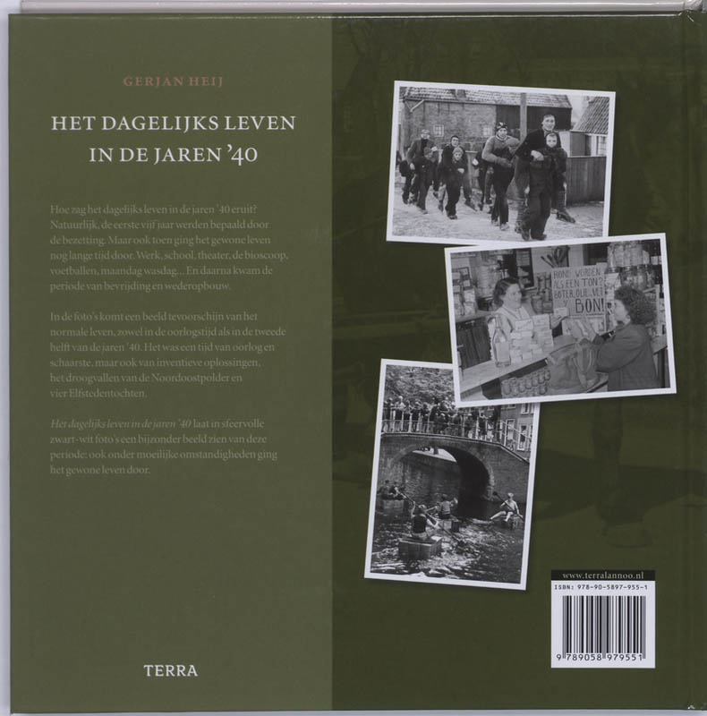 Achterkant van Het dagelijks leven in de jaren '40