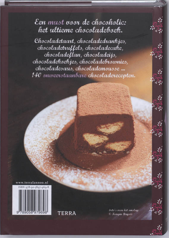 Achterkant van Het boek voor de Chocoholic