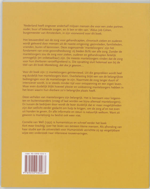 Achterkant van Dat doe je gewoon ...