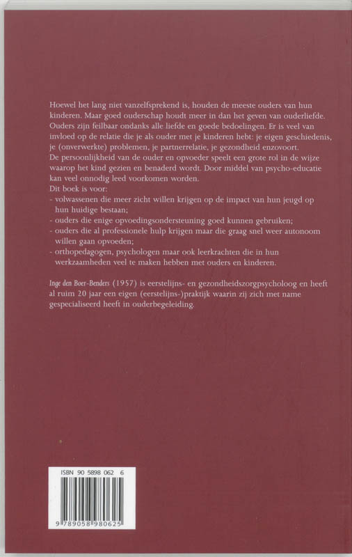 Achterkant van Ouderliefde is niet genoeg