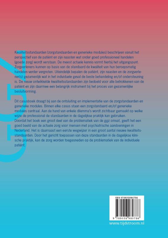 Achterkant van Casusboek kwaliteitsstandaarden