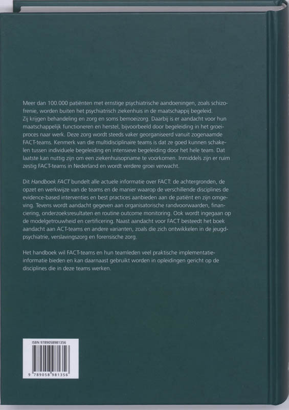 Achterkant van Handboek FACT