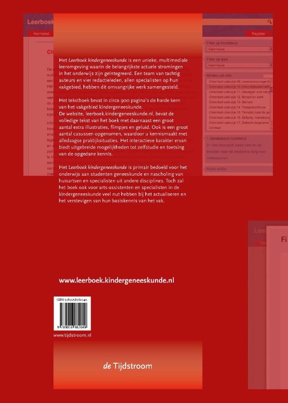 Achterkant van Leerboek kindergeneeskunde