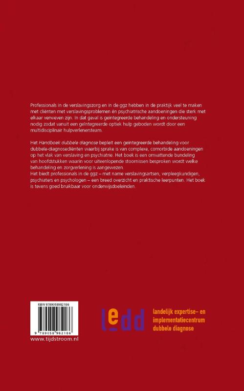 Achterkant van Handboek dubbele diagnose