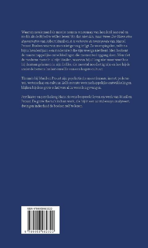 Achterkant van Robert Musil - Marcel Proust