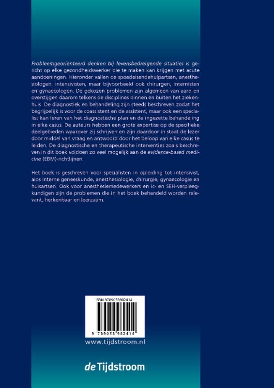 Achterkant van Probleemgeorienteerd denken bij levensbedreigende situaties