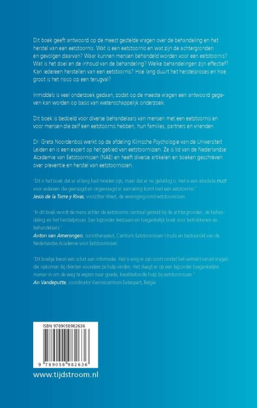 Achterkant van Een eetstoornis overwinnen, kan dat?