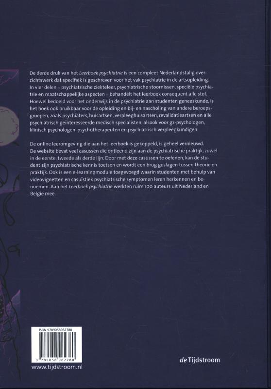 Achterkant van Leerboek psychiatrie