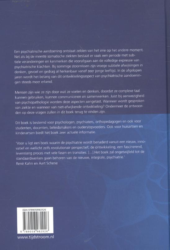 Achterkant van Leerboek ontwikkelingsstoornissen in de levensloop