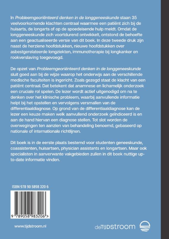 Achterkant van Probleemgeoriënteerd denken in de longgeneeskunde