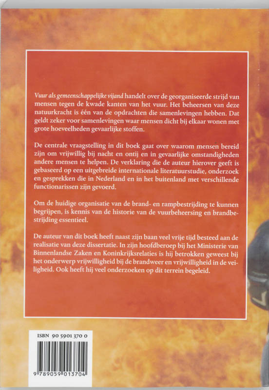 Achterkant van Vuur als gemeenschappelijke vijand