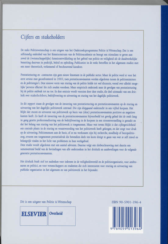 Achterkant van Cijfers en stakeholders
