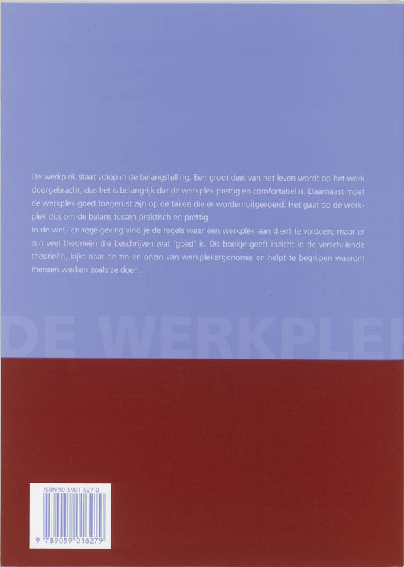 Achterkant van De werkplekstandaard op kantoor