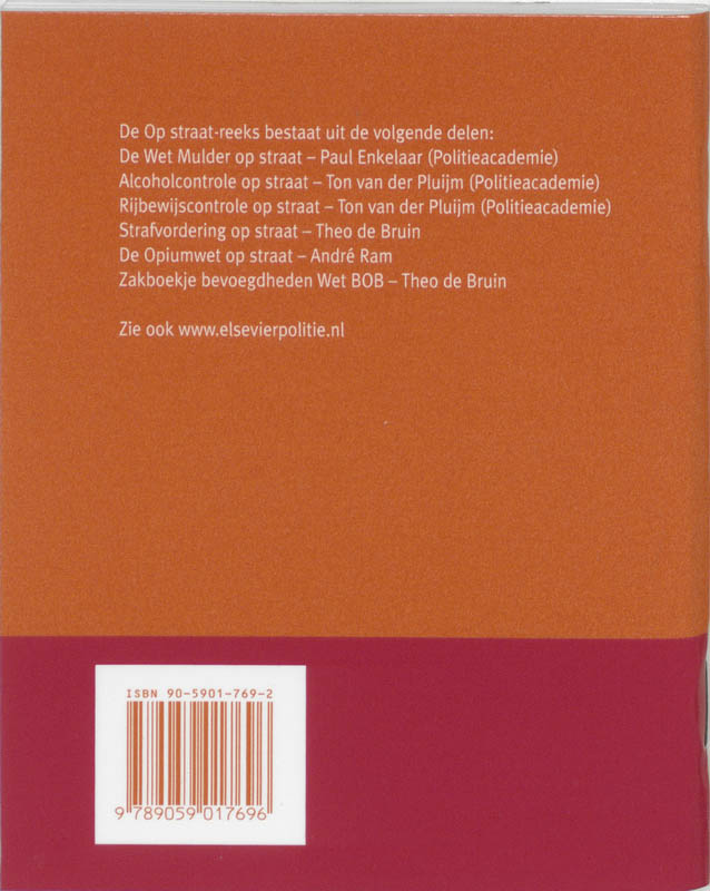 Achterkant van Bevoegdheden Wet BOB
