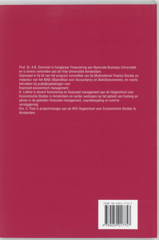 Achterkant van Opgavenbundel