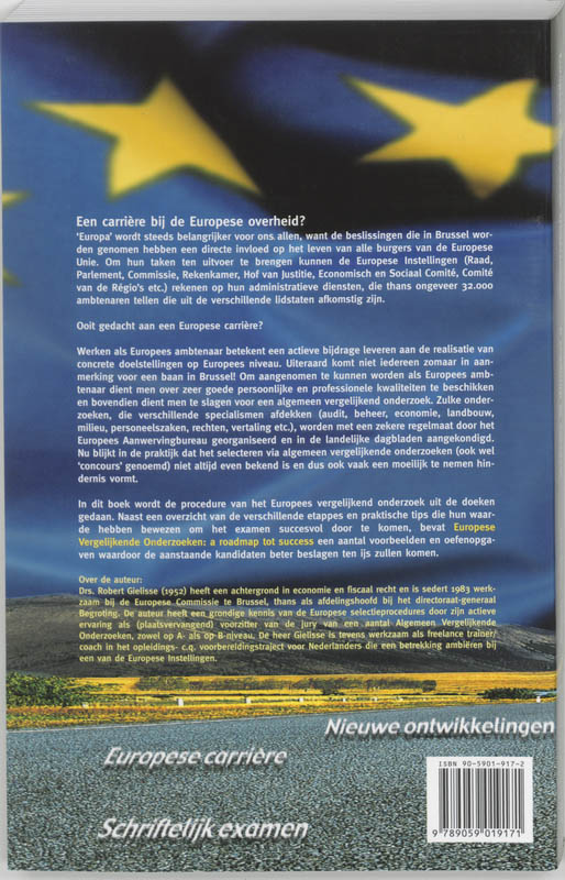 Achterkant van Europese vergelijkende onderzoeken