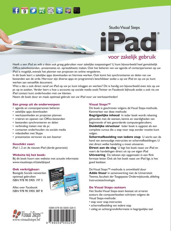 Achterkant van iPad voor zakelijk gebruik