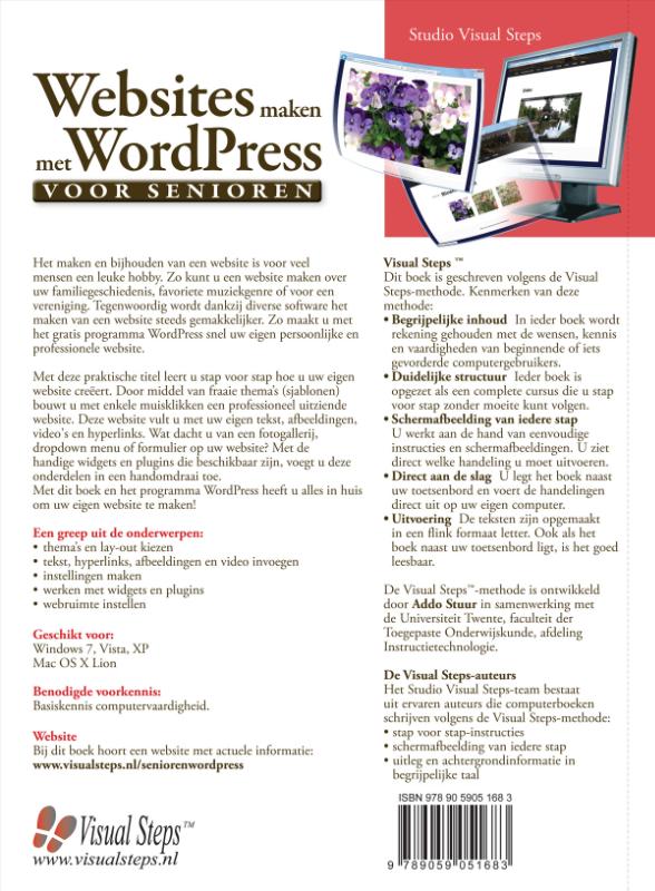 Achterkant van Websites maken met WordPress voor senioren