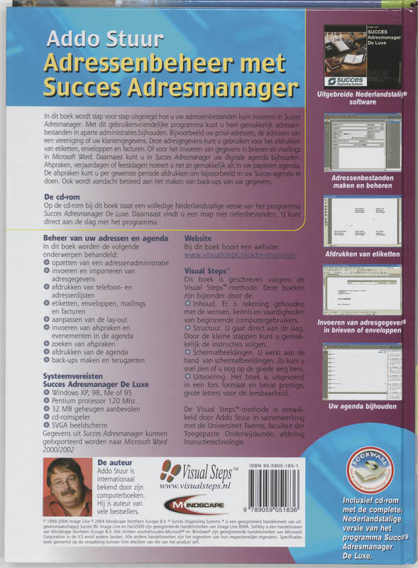 Achterkant van Adressenbeheer met Succes Adresmanager
