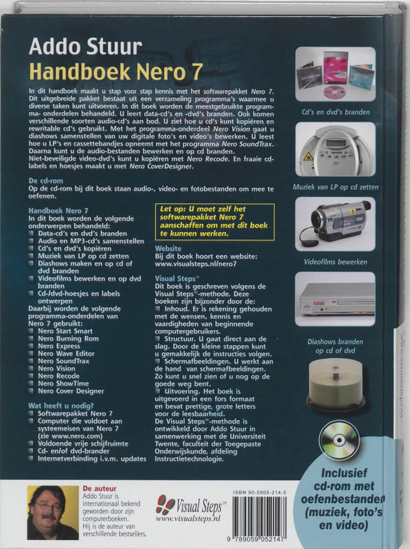 Achterkant van Handboek Nero 7