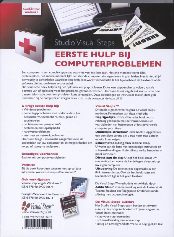 Achterkant van Eerste hulp bij computerproblemen