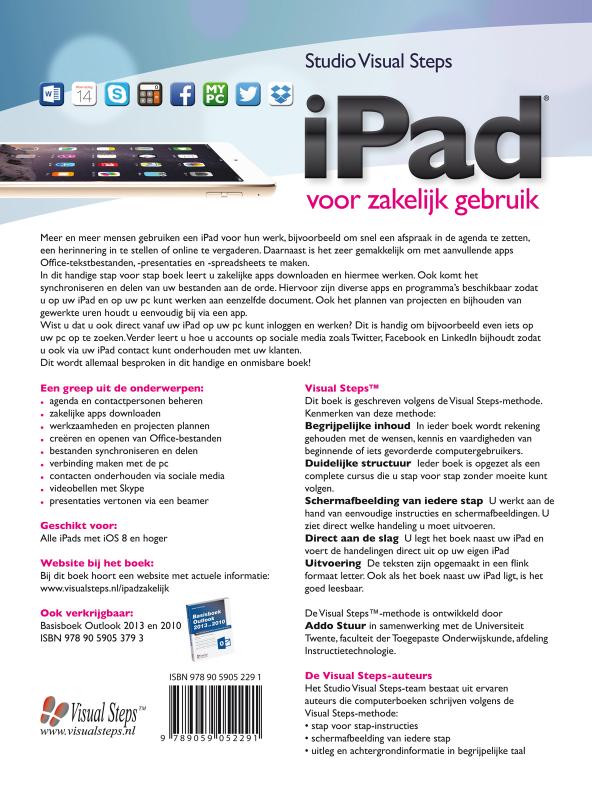 Achterkant van iPad voor zakelijk gebruik