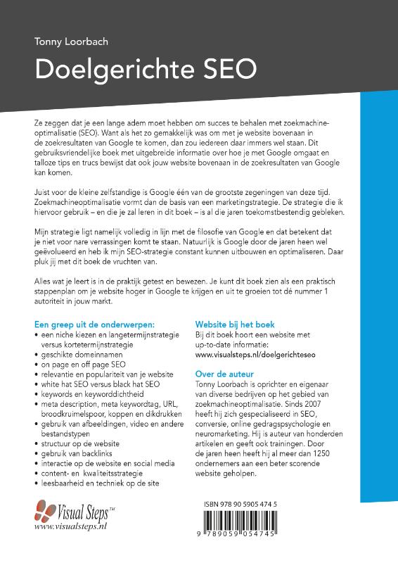 Achterkant van Doelgerichte SEO