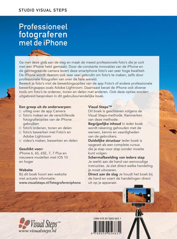 Achterkant van Professioneel fotograferen met de iPhone