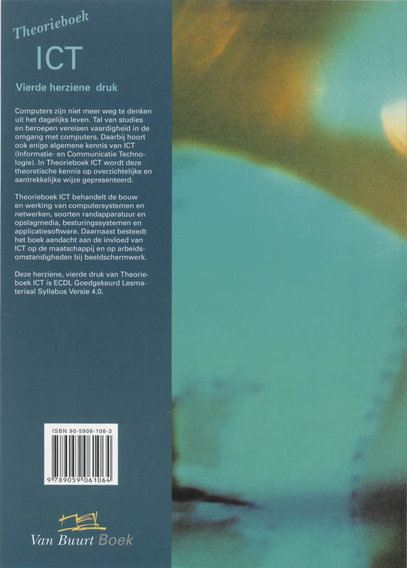 Achterkant van Theorieboek ICT