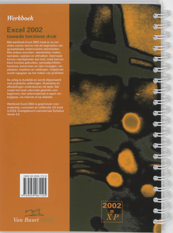 Achterkant van Werkboek