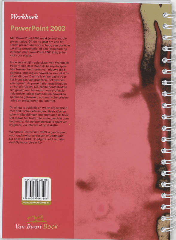 Achterkant van Werkboek