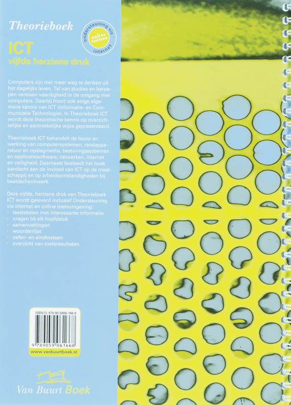 Achterkant van Theorieboek ICT