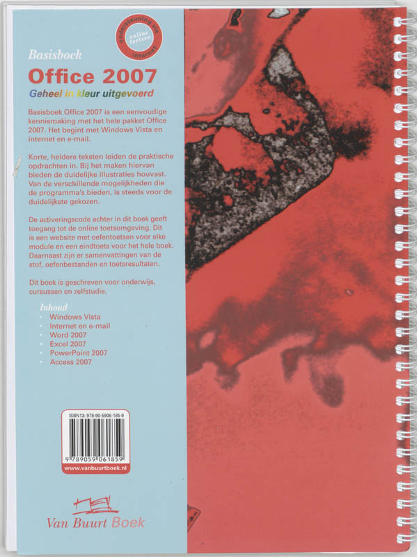 Achterkant van Basisboek Office 2007
