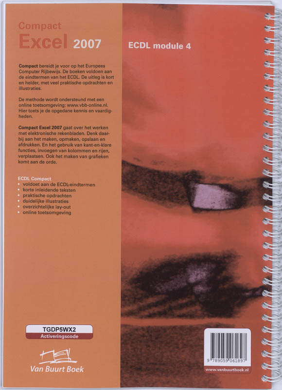 Achterkant van ECDL module 4