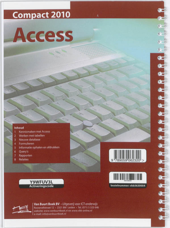 Achterkant van Compact Access 2010