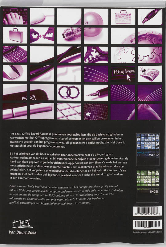 Achterkant van Office Expert Access 2010