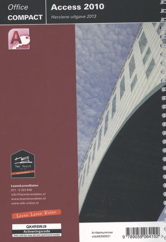 Achterkant van Compact Access 2010