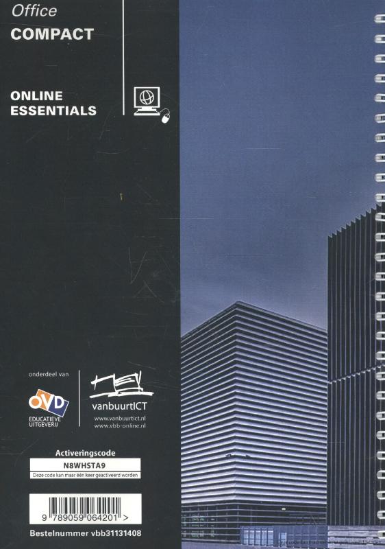 Achterkant van Online essentials