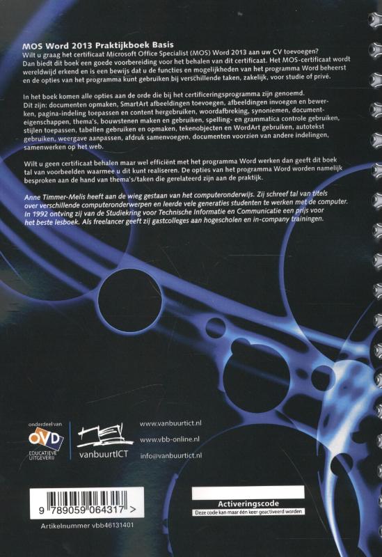 Achterkant van praktijkboek basis