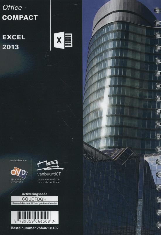 Achterkant van Excel 2013
