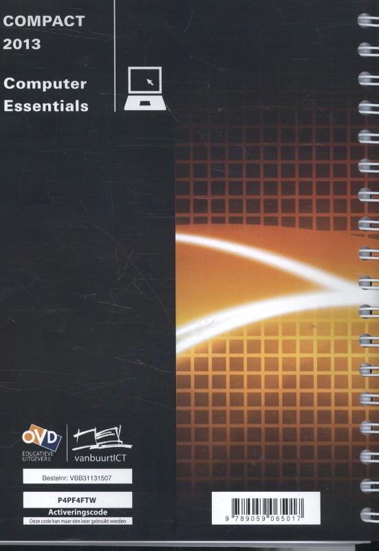 Achterkant van Computer essentials