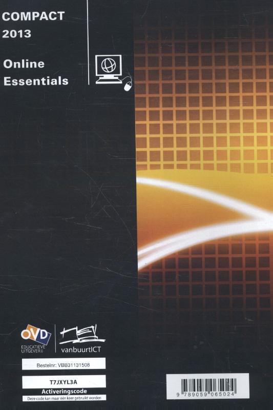 Achterkant van Compact online essentials
