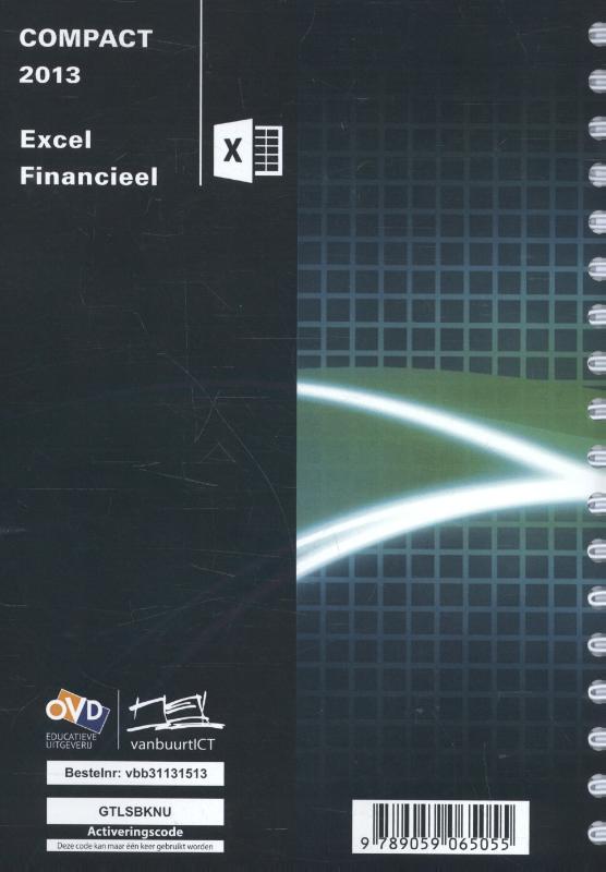 Achterkant van Excel financieel 2013