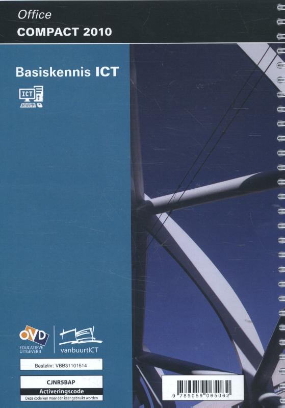 Achterkant van Office Compact basiskennis ICT