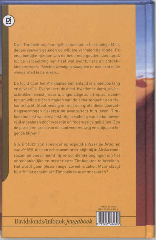 Achterkant van Het goud van Timboektoe