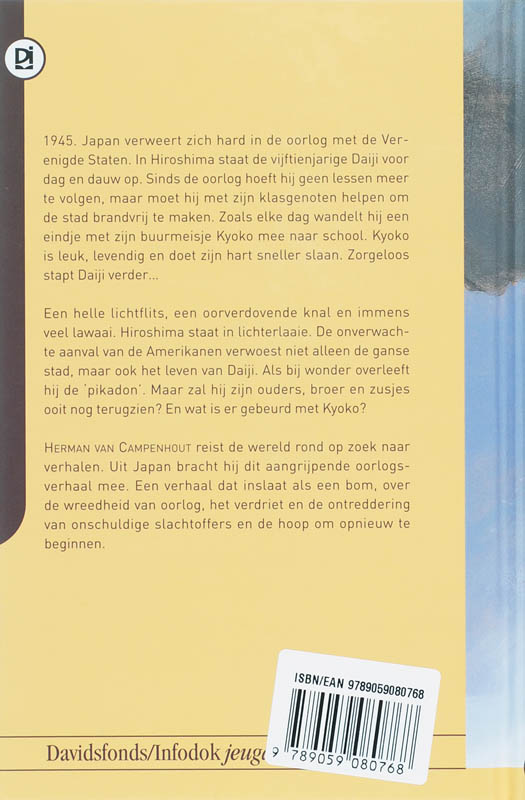 Achterkant van Pikadon