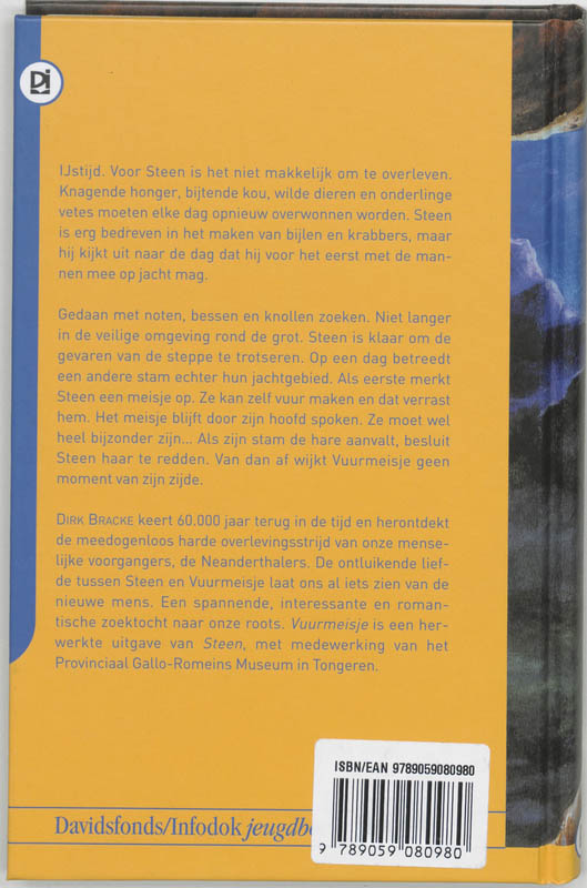 Achterkant van Vuurmeisje