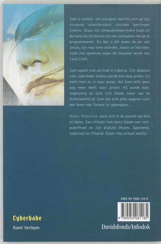 Achterkant van Cyberbabe