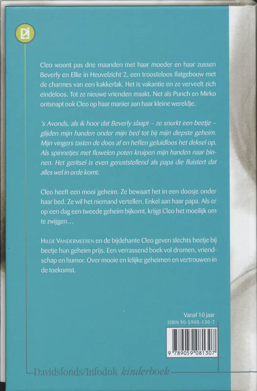 Achterkant van Het kistje van Cleo