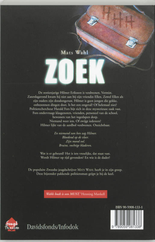 Achterkant van Zoek